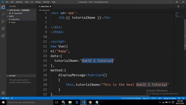 VueJS 2 Series including Router & Vuex || How to use v-once directive in vue js || Part-5