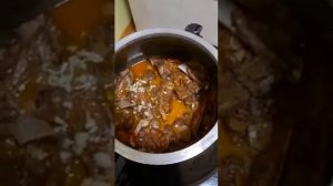 картошка с ребрами в афганском казане