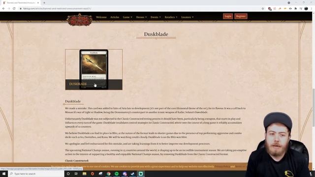 Chane BAN?? Did LSS Over-react or did they stop the menace? Flesh and blood Seeds Duskblade Ban :O смотреть онлайн