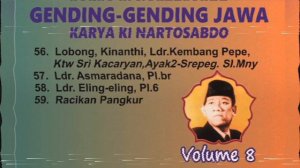 Gending Jawa karya KI NARTOSABDO // Volume #008