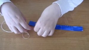 Мастер-класс из атласных лент«Незабудка»