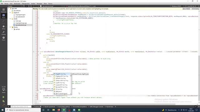 Qt In Automation, Opcua + Qt +open62541 (msys2)