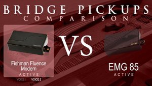 Fishman FLUENCE MODERN (ceramic) vs EMG 85 - Active Bridge Pickup Guitar Tone Comparison Demo