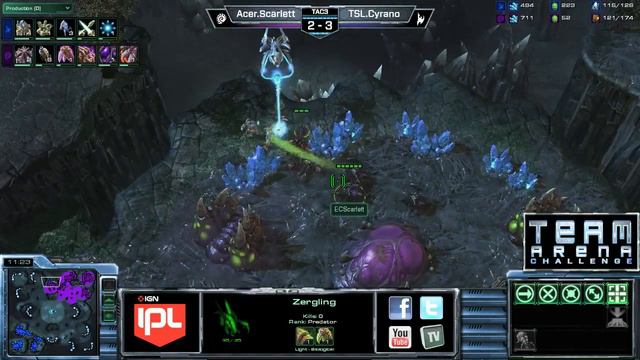 Acer vs TSL - Game 6 - IPL TAC3 LR4 - StarCraft 2 смотреть онлайн
