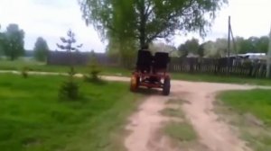 Самодельный трактор на гусеницах
