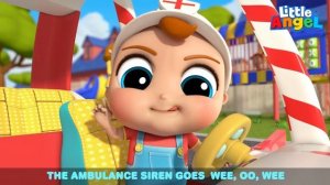 Wheels On The Bus | Baby John | Little Angel And Friends Fun Educational Songs