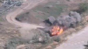 Уничтожение танка Т-64 Украины