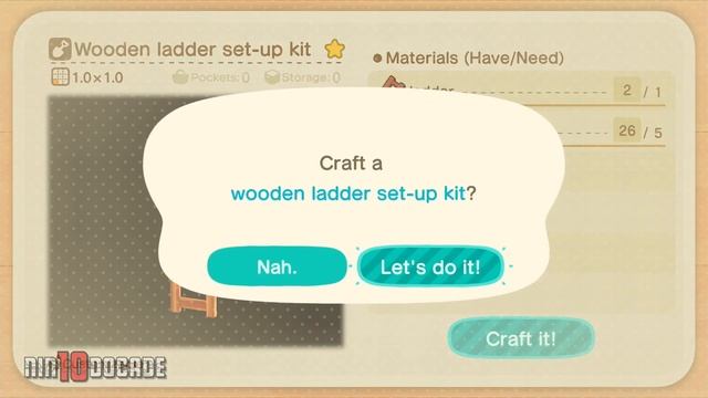 HOW TO Get PERMANENT LADDER in Animal Crossing New Horizons смотреть онлайн