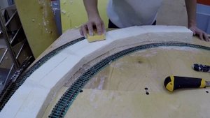 Макет железной дороги с начала#3 ПОДЪЁМ+ТОННЕЛЬ