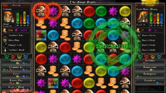 Puzzle Quest: Challenge of the Warlords - Обзор от ЛКИ смотреть онлайн