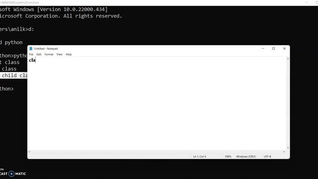 Multiple Inheritance in python смотреть онлайн
