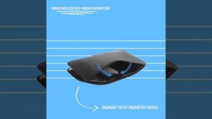 Коврик под кошачий лоток YUGI .  Двухслойный коврик для поддержания чистоты и экономии наполнителя.