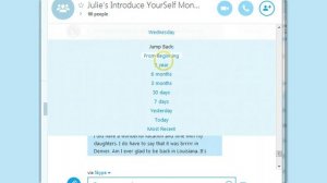 Skype Jump Back to Earlier Chat History (New in Skype Version 7)