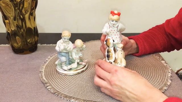 Фарфоровые статуэтки. Полонский фарфоровый завод «А ну-ка, отними!»