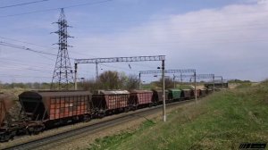 ВЛ80С-186 с хоппер-зерновозами