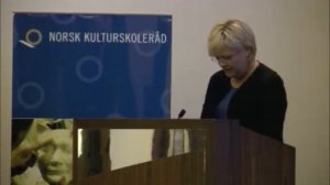Kristin Halvorsens tale (del I av IV) på Norsk kulturskoleråds landsmøte 2010