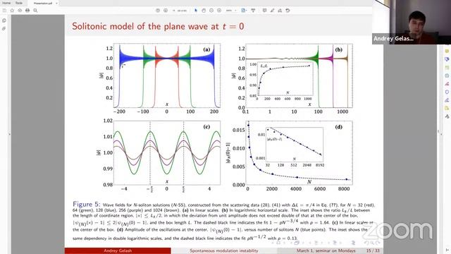 Andrey Gelash — Spontaneous modulation instability and exact multi-soliton solutions of the NSE смотреть онлайн