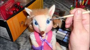 Новичкам о валянии. Подкраска игрушки.mp4