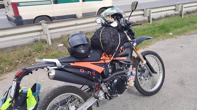 На мотоцикле через перевал Верхний Ларс. смотреть онлайн