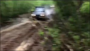 Isuzu bighorn первый выезд с Крузаками.