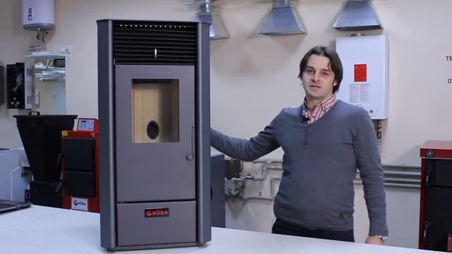 Пелетна піч Röda Astra смотреть онлайн