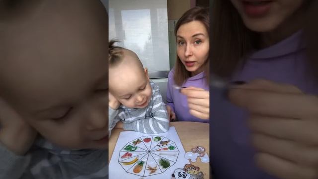 Игра на липучках «Кто что кушает»