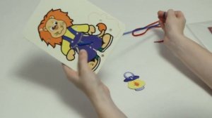 Шнуровка из картона "Лев", компания "Ракета"