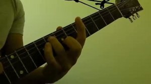How to Play  A#m7 (A sharp minor seven) or Bbm7 (B flat minor seven) Guitar Bar Chord