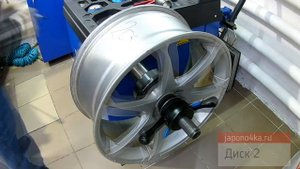 Проверка на балансировочном станке дисков Rays Versus SS7 18"