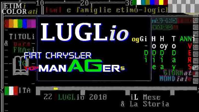 :\\AG\ - 22 luglio 2018 FIAT Chrysler TOP man-AGERs - // gloss: AGĕre смотреть онлайн