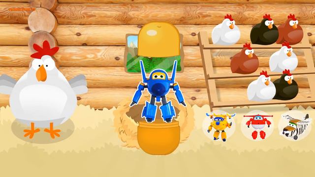 Яйца Сюрпризы высиживает КУРОЧКА? Обзор игрушек Супер Крылья смотреть онлайн