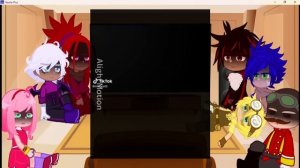 Sonic Boom characters + Rouge react to different Sonic EXE's