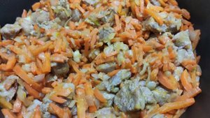 Плов из свинины с булгуром