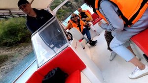 Дагестан. Катание на катере