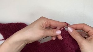 Свитер спицами для начинающих/ Свитер из эйр от дропс