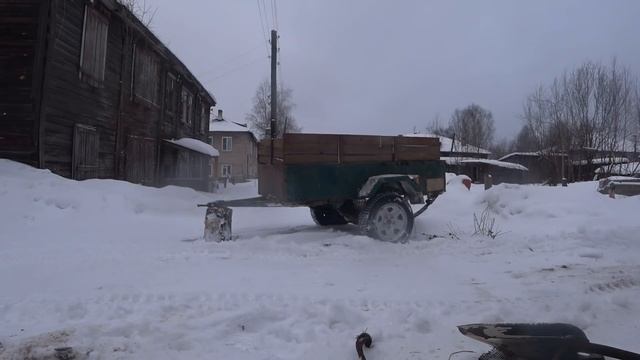 Ремонт прицепа. Уаз-помощник по хозяйству.