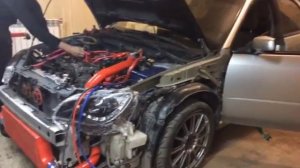 Первый запуск EJ205 после свапа с EJ204