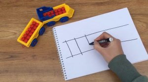 Рисуем железную дорогу с детьми от 1 года