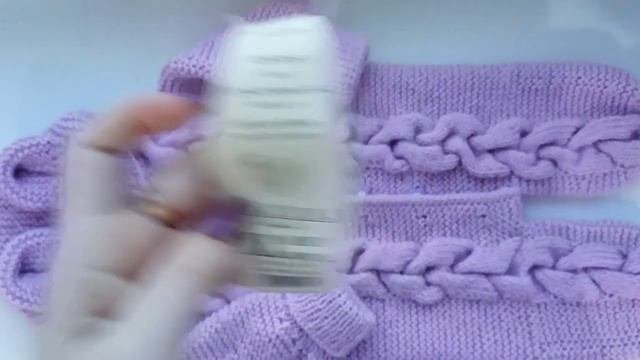 Комбинезон для новорожденных спицами