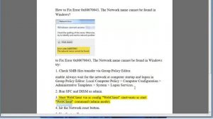 Fix Error 0x80070043, The Network name cannot be found in Windows 11/10