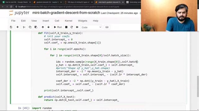 Mini-Batch Gradient Descent смотреть онлайн