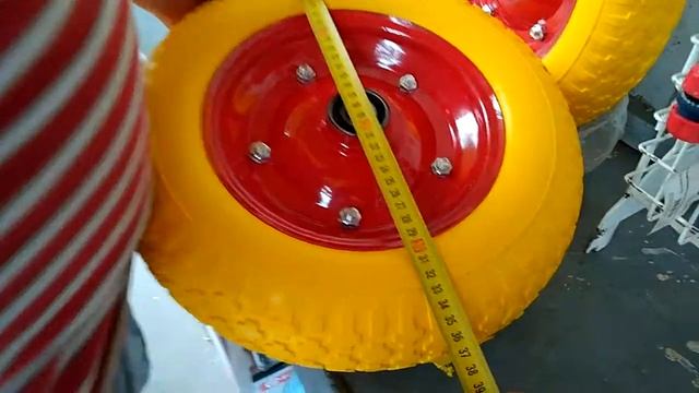 Колесо бескамерное 3.50-8 к тачке строительной,как выбрать колесо для тачки строительной