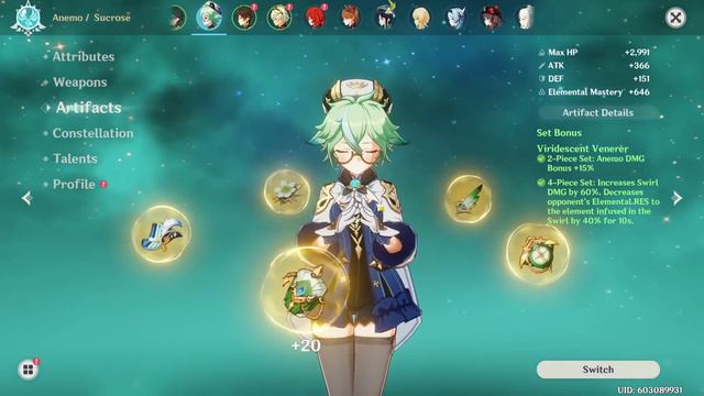 ADVANCED SUCROSE GUIDE! Best Support Build - All Artifacts, Weapons & Teams | Genshin Impact смотреть онлайн