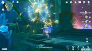 Genshin Impact ● Подводное убежище с драг.сундуком, гидрокулом и луч. кристаллом. Эптонская впадина