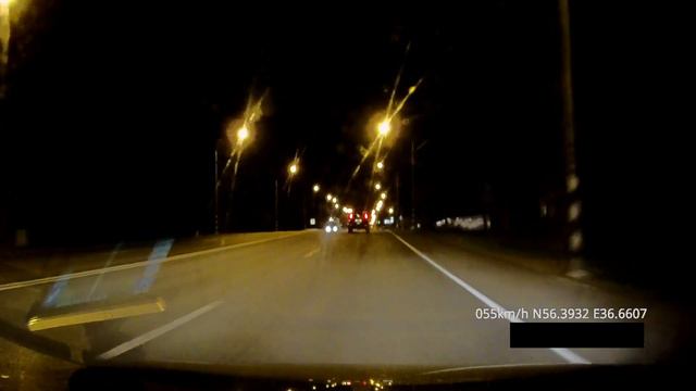 Химки → Тверь (Автостоянка мегамолла «Мега» (Химки) → Тверь, проспект Победы). Night driving 08/201