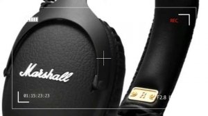 'Marshall Monitor' Bluetooth Wireless Over Ear Headphone Black