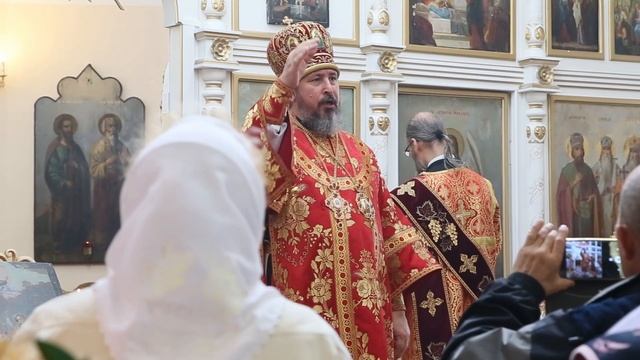 Литургия в храме Архангела Михаила с. Артеменькино Вурнарского района 19.09.2022 г.