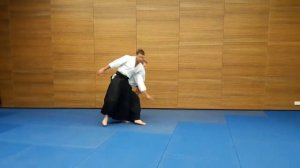 Tachi waza, Shomen uchi, Kokyu nage
