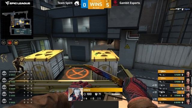 ПОЛУФИНАЛ ВЕРХНЕЙ СЕТКИ! Gambit vs Spirit - EPIC League CIS 2021 - ЛУЧШИЕ МОМЕНТЫ | CSGO смотреть онлайн