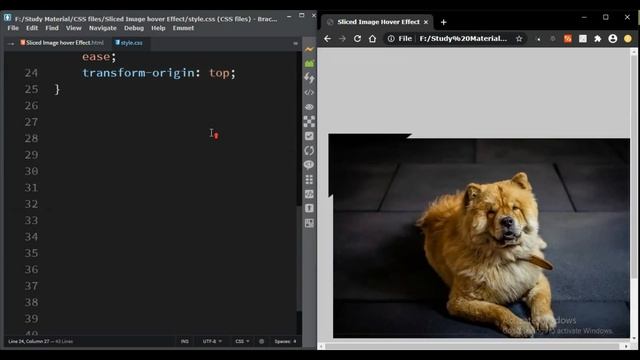 Sliced Image Hover Effect Using Only CSS3 || Full Tutorial